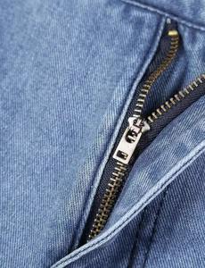 Jean en denim décontracté pour femme, coupe large, délavage premium, longueur intégrale, style mode - Product Image 6