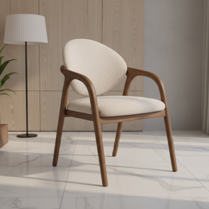 Silla de Comedor Moderna y Resistente para Exteriores Vata, Estructura de Teca Natural, Diseño Ergonómico con Cuerda, Estilo Escandinavo, Resistente al Agua - Product Image 3
