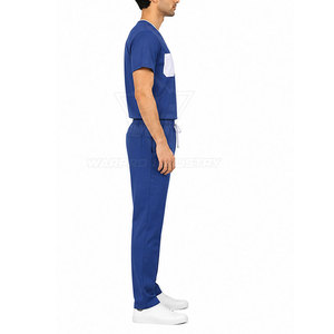 Premium Men Scrub Suit <b>Doctor</b> Uniform <b>Set</b> With Soft Touch Fabric Contemporary Style Pockets And Professional Appearance - Product Image 5