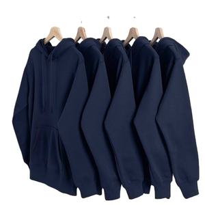 China Bangladesh Factory Price OEM Customized Logo Embroidery Mens 500g Heavyweight Hooded Loose Fit Casual Autumn Winter <b>Hoodie</b> - Product Image 1