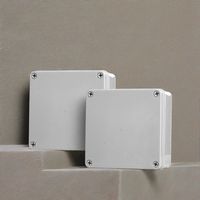 Boîtier de jonction électrique étanche IP66 personnalisé OEM en ABS/PC, moulé par injection, modèle JBX-002 150x150x76.2mm