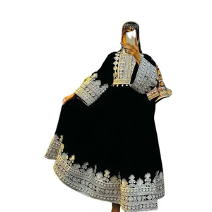 Handmade Traditional Kuchi <b>Dress</b> For Women Embroidered Afghan Festival <b>Dress</b> Lace Pushtu Culture Floor Length Afghan Kuchi <b>Dress</b> - Product Image 1