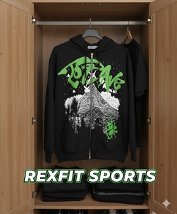 Sudaderas con capucha y cremallera de alta calidad, personalizadas con logotipo serigrafiado, estilo streetwear, de gran tamaño, de fabricante, con corte y costura, las más vendidas. - Product Image 3