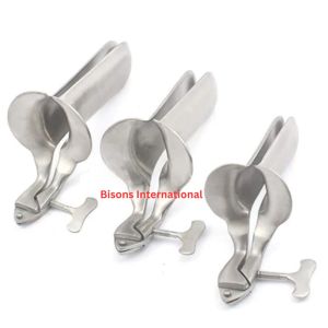 Kit Quirúrgico de Espéculo Vaginal Collin de BISONS, Instrumentos Ginecológicos Manuales Reutilizables de Acero Inoxidable, Certificación CE/ISO - Product Image 1