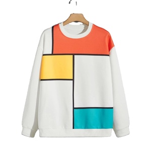 Sudadera Clásica de Cuello Redondo para Hombre, Mezcla de Algodón Grueso, Cómoda para Uso Diario, al por Mayor - Product Image 1