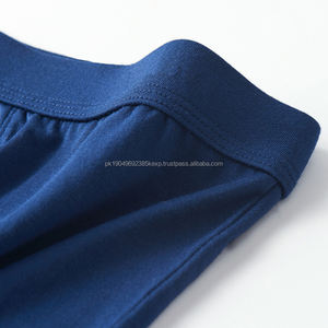 Calzoncillos bóxer de algodón naranja para hombre, novedad en calzoncillos personalizados de tiro medio con logotipo personalizado, tejido de punto transpirable - Product Image 4