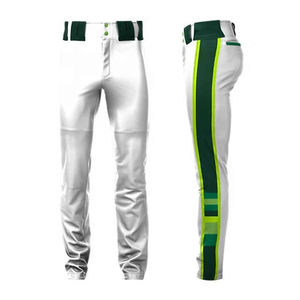 Pantalones de Béisbol Personalizados OEM, Uniforme de Equipo, Cintura Elástica, Transpirables, de Secado Rápido, Poliéster Elástico, Manga Corta, Estampados - Product Image 1