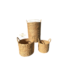 Sac cylindrique en jacinthe d'eau fait main, mode durable naturelle pour femmes - Product Image 6