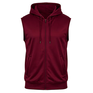 Chaleco con capucha de diseño táctico para hombre, chaleco sin mangas para gimnasio, diseño moderno, para entrenamientos de alta intensidad y sesiones de fitness. - Product Image 1
