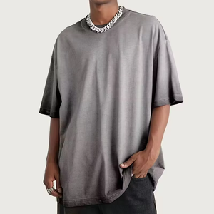 เสื้อยืดโอเวอร์ไซส์ผ้าฝ้ายแท้ 200 กรัม แขนสั้น สีพื้น สไตล์ลำลอง สำหรับฤดูร้อน ผู้ชาย/ผู้หญิง ยูนิเซ็กซ์ ผลิตโดยโรงงาน BD ประเทศจีน เป็นมิตรต่อสิ่งแวดล้อม แห้งเร็ว - Product Image 1