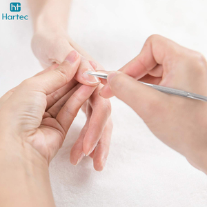Empujador de cutículas, removedor de esmalte de uñas en gel, herramienta profesional de acero inoxidable para empujar cutículas, juego de 3 piezas para uñas de manos y pies - Product Image 6