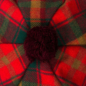 Chapeau Tam O Shanter en laine mélangée à bande élastique souple pour les Jeux des Highlands, motif feuille d'érable et tartan, casquette traditionnelle - Product Image 6