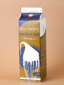 Crema No Láctea, Mejor Precio de Fábrica, Envío Global desde Vietnam, Crema para Cocinar y Batir Deli Choy's, 1 kg, Panadería, HALAL, OEM/ODM - Product Image 2