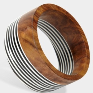 Porte-serviettes unique en bois/résine, design élégant, pour la décoration de table, de haute qualité, pour restaurants, fêtes, hôtels, usage domestique - Product Image 1