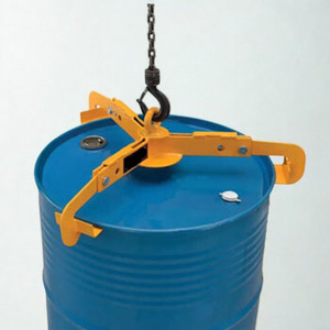 Pince de levage pour fûts en acier, accessoire robuste pour la manutention de fûts d'huile, pour grue, palan, entrepôt et usage industriel - Product Image 3