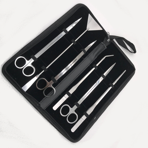 Juego de Herramientas para Acuario de Acero Inoxidable, 5 Piezas, Pinzas para Plantas, Tijeras, Espátula, Kit para Mantenimiento de Peceras - Product Image 2