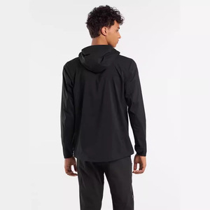 Winter Wholesale High Quality Unisex Hooded <b>Waterproof</b> Windproof 100% Polyester Custom Logo Fashion Windbreaker <b>Jacket</b> - Product Image 6