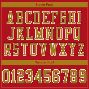 Camiseta de Fútbol Personalizada Roja, Dorada y Blanca, de Malla Transpirable, Secado Rápido, Ligera, para Deportes de Equipo - Product Image 6