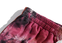 Shorts d'été légers tie-dye pour hommes, shorts de sport avec poches latérales, cordon de serrage, respirants, en promotion