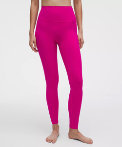 Ensemble de sport rose pour femme avec logo personnalisé, leggings et hauts de sport, tenue de yoga à séchage rapide et taille haute - Product Image 4