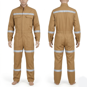 Premium Safety Wear Coverall Uniform with Reflective <b>Strips</b> for Construction Mining and Industrial Use - Product Image 2