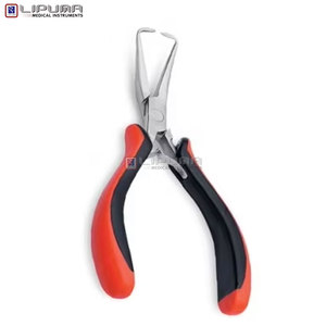 Pince professionnelle légère en acier inoxydable pour extensions de cheveux à micro-anneaux, outil antidérapant pour l'installation et le retrait des perles - Product Image 5