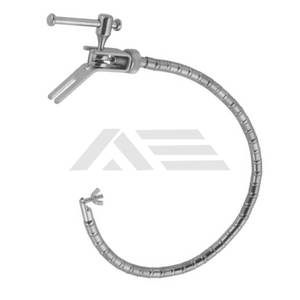 Instrument neurochirurgical d'écarteur de cerveau de bras unique pour la construction en acier inoxydable de rétraction crânienne stable - Product Image 3