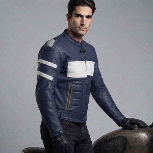 Veste de moto de haute qualité pour homme, respirante, en cuir, pour motocross, vêtements de sport, veste de course automobile - Product Image 6