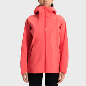 Veste d'hiver légère à capuche pour femme, imperméable, coupe-vent, veste de sport zippée, respirante, vêtements de randonnée en plein air - Product Image 2