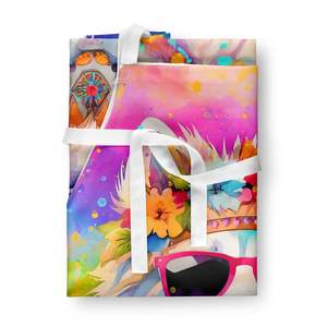 Samoyed Hippie Dawg Unisex Delantal Multicolor grande para cocinar Artesanías para hornear Jardinería-Mujeres y hombres adultos - Product Image 3