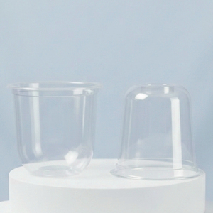 Clear Round PP <b>Plastic</b> <b>Cup</b> 16oz Disposable for Cold Beverage Tea Coffee - Product Image 1
