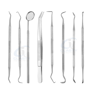 Équipement de laboratoire dentaire de haute qualité, ensemble dentaire en acier inoxydable, kits dentaires pour dentistes, sondes de nettoyage buccal, emballage personnalisé - Product Image 3
