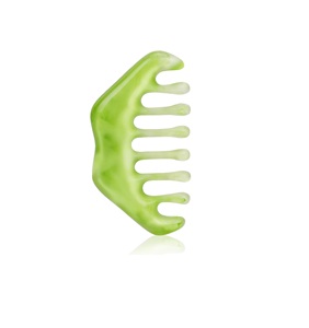 Elegante peine de masaje de resina hecho a mano para desenredar el cabello y relajar el cuero cabelludo, herramienta terapéutica - Product Image 1