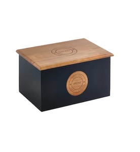 Baking Bread <b>Box</b> <b>With</b> Cutting Board <b>Lid</b>, Space-Saving Bread <b>Box</b> for Kitchen Countertop, Bread <b>Storage</b> Container Holder - Product Image 1