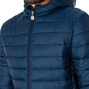 Super Quality Men's Padded Puffer <b>Work</b> <b>Jacket</b> Stand Collar Front Logo Waterproof Winter Coat-Wholesale - Product Image 5