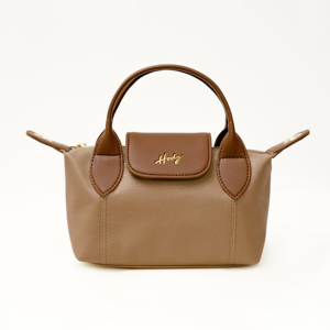 Women's High Quality ZALINE BAG Suede Brown Custom PU Leather Luxury Design Single <b>Strap</b> Lock Closure <b>Shoulder</b> Tote Bag Daily - Product Image 2