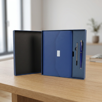 Coffret Cadeau A5 2026-2027 en Promotion avec Stylo, Sac et Boîte, Coffret Cadeau d'Affaires Premium pour Usage Professionnel et de Bureau