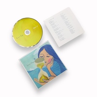 Service d'impression de couvertures de CD musical en carton avec finition mate personnalisée