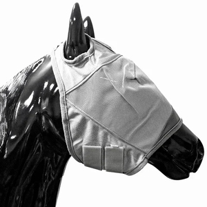 Bonnet d'oreille pour cheval élégant avec garniture décorative, bonnet d'oreille pour cheval avec panneaux en maille pour la ventilation, bonnet d'oreille pour cheval - Product Image 5