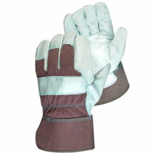 High Quality Cowhide Grain Leather Safety Gloves Industrial Construction Hand <b>Arm</b> Protection with Fireproof Abrasion Resistance - Product Image 5