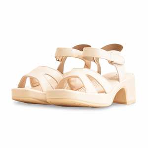 Sandalia de tacón formal de cervatillo para mujer PU0513 - Product Image 3