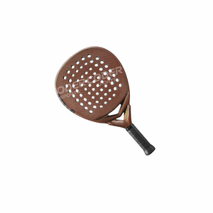 Raqueta de Pádel de Diamante de Nuevo Diseño, Raqueta de Pádel de Fibra de Carbono con Red de Poliéster, Ligera, Duradera, con Logotipo Personalizado - Product Image 4