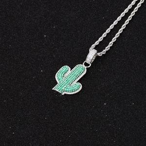 จี้เพชรโมอิสซาไนต์ดีไซน์ใหม่สุดคลาสสิกหรูหราทันสมัยสไตล์ฮิปฮอปสำหรับผู้หญิง ราคาดีที่สุด - Product Image 2