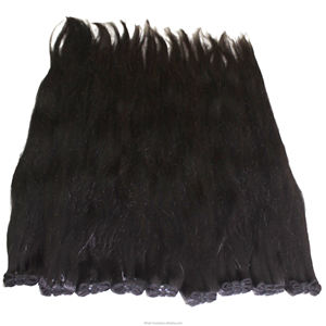 Belle 100% Os Droite Cru Vietnamien Cheveux Trame Soyeux Double Dessiné Extensions de Cheveux Humains En Gros Vietnamienne Cheveux - Product Image 1