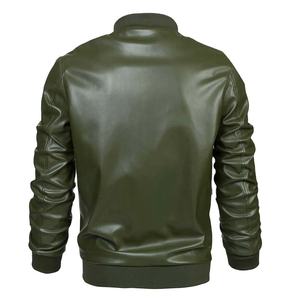 New Design <b>Men's</b> Genuine Leather Streetwear <b>Jacket</b> with <b>Sherpa</b> Lining and Fur Trim-Winter Fashion - Product Image 1
