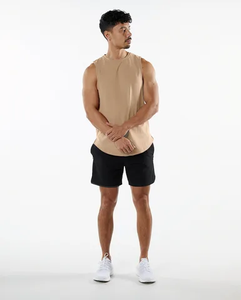 Débardeur de sport pour homme AMERICAN TRENCH CLOTHING, coupe oversize, sans manches, en polyester épais 120g, respirant, écologique et à séchage rapide - Product Image 2