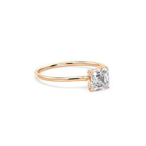 Bagues de fiançailles pour femmes REYES, dernier design, argent sterling 925, plaqué or 14 carats, rhodié, moissanite certifiée GRA, bijoux fins. - Product Image 2