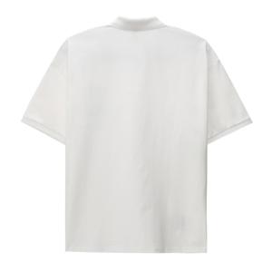 เสื้อกีฬาฤดูร้อนคุณภาพสูง ป้องกันริ้วรอย ผ้าถักเนื้อแน่น สวมใส่สบาย เหมาะสำหรับทุกเพศ  สำหรับผู้ชาย  พร้อมปักโลโก้ตามสั่ง ผ้าฝ้าย 100% - Product Image 4