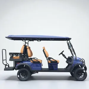 Carritos de golf económicos y cómodos de 2 a 8 asientos con amplio espacio para las piernas y conducción suave para hoteles y propiedades cerradas en venta - Product Image 5