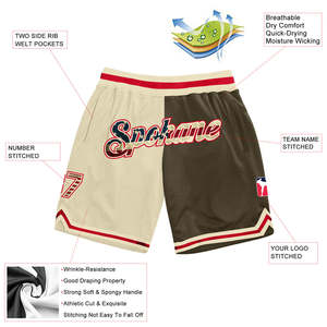 100% Polyester Mesh <b>Custom</b> Sublimation Shorts Sports Team Shorts Club Name Shorts Training Shorts Breathable Athletic Shorts OEM - Product Image 5
